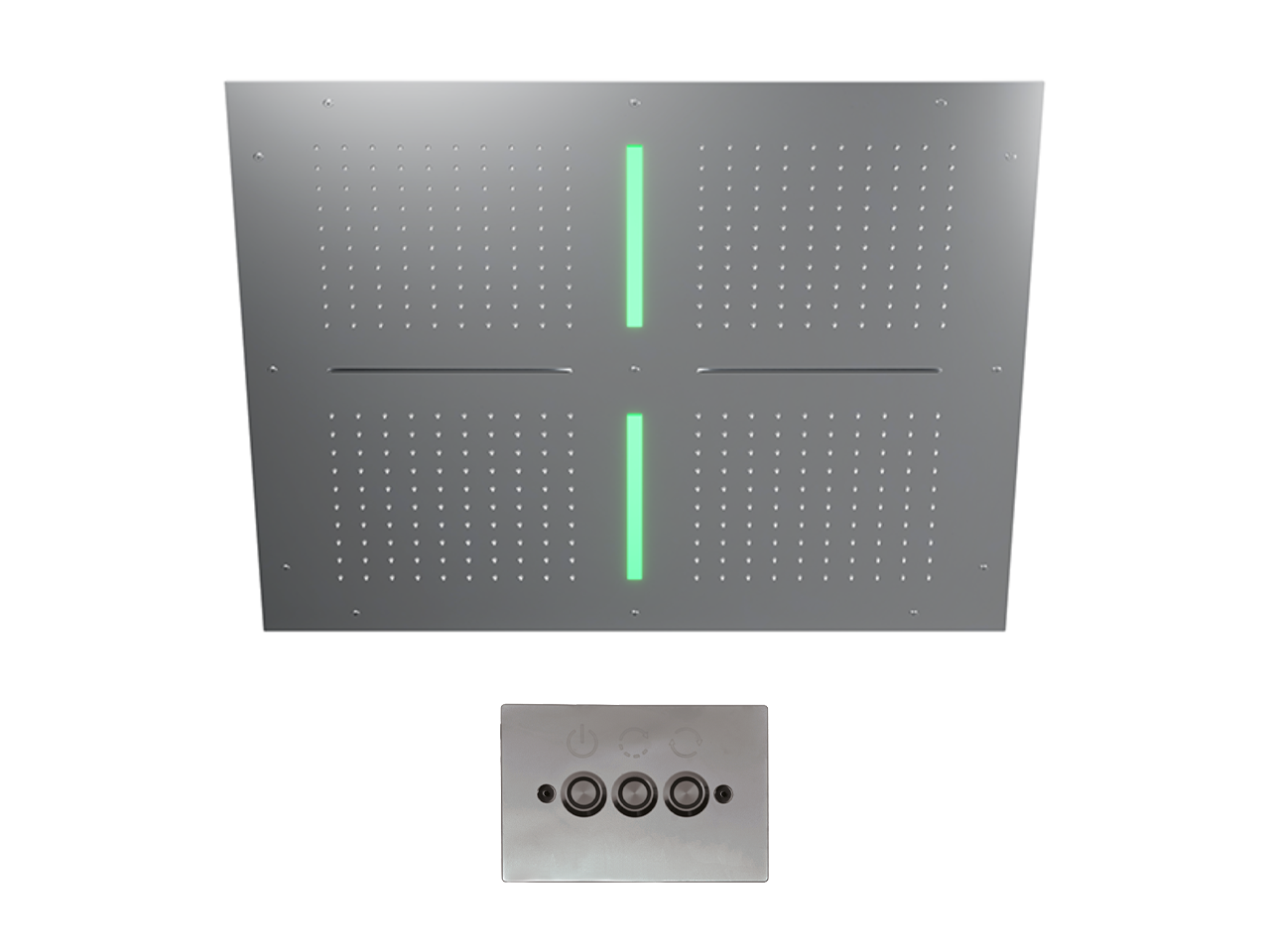 Rociador de techo con cromoterapia 800x800 mm ZEN SHOWER_ZS0C0105 -1