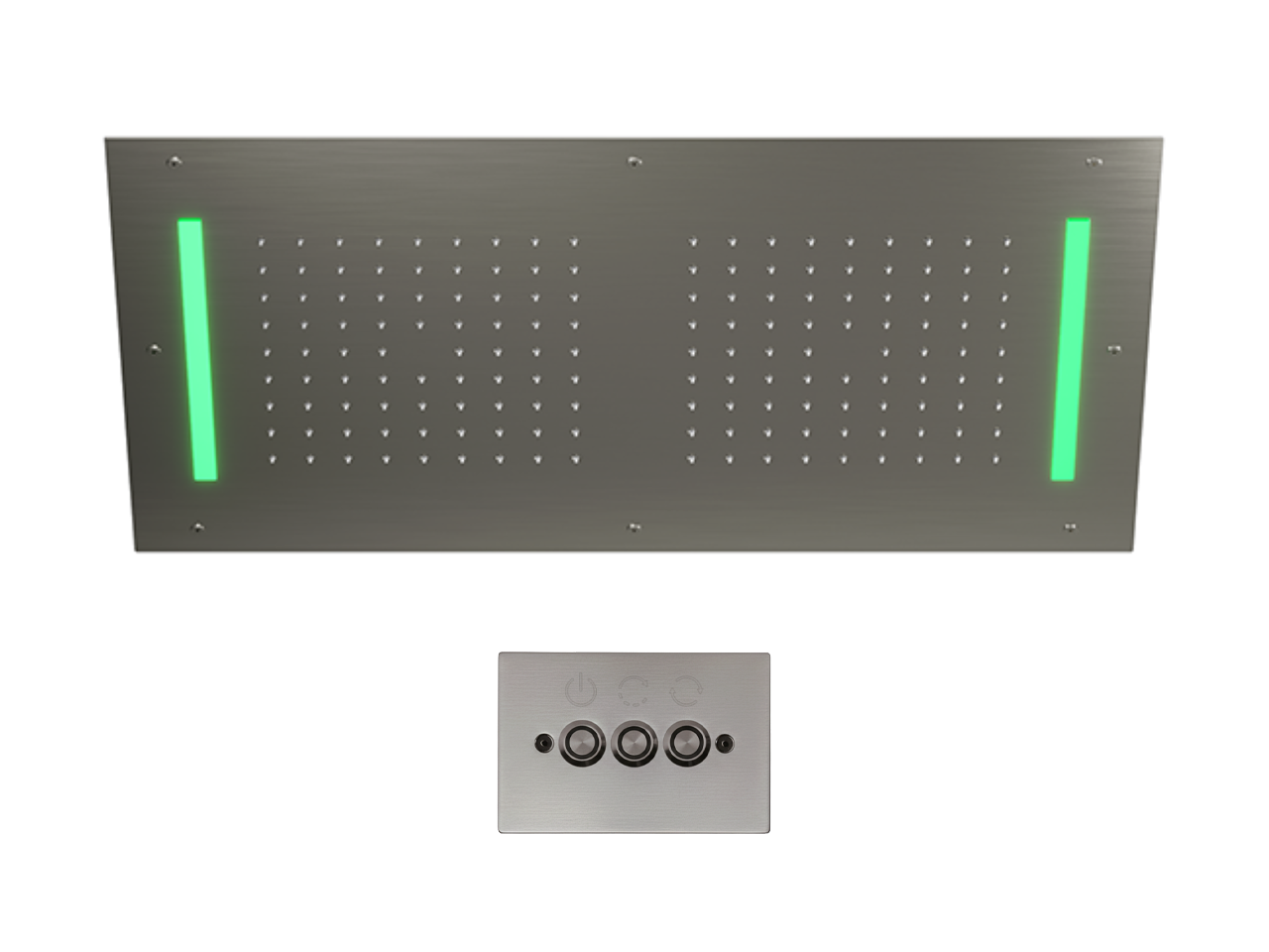Rociador de techo con cromoterapia 700x400 mm ZEN SHOWER_ZS0C0115 -1