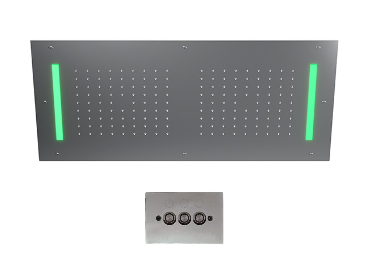 Rociador de techo con cromoterapia 700x400 mm ZEN SHOWER_ZS0C0115 -1