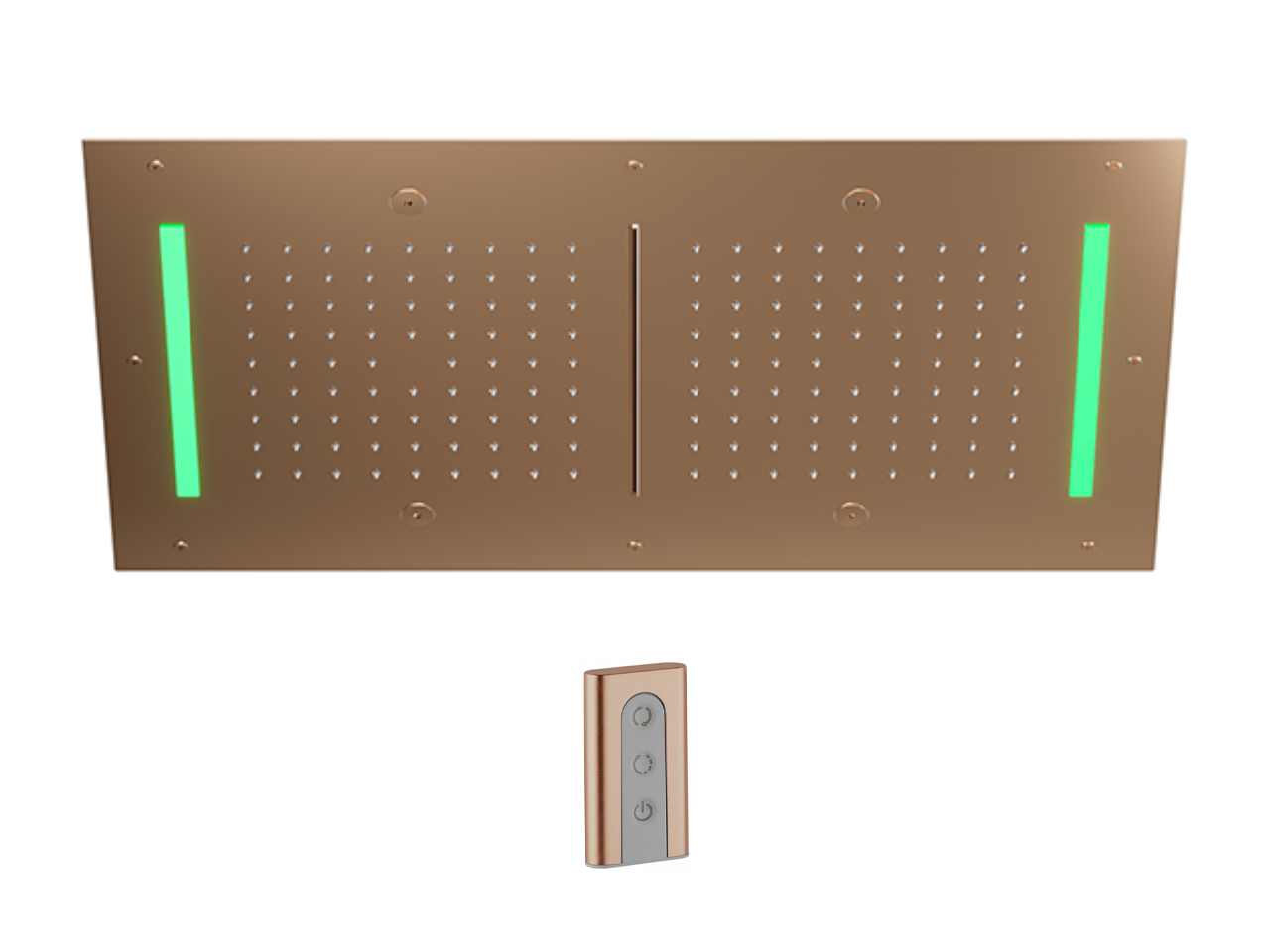 Rociador de techo con cromoterapia 700x400 mm ZEN SHOWER_ZS0C0120 -1