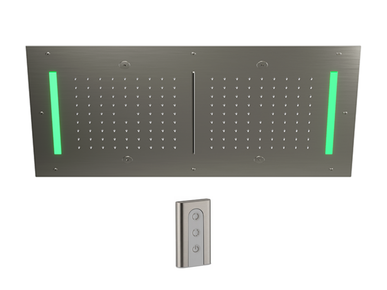 Rociador de techo con cromoterapia 700x400 mm WELLNESS_ZS0C0120 -1