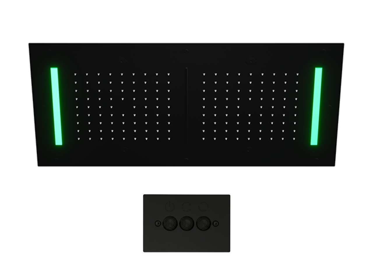 Rociador de techo con cromoterapia 700x400 mm ZEN SHOWER_ZS0C0125 -1