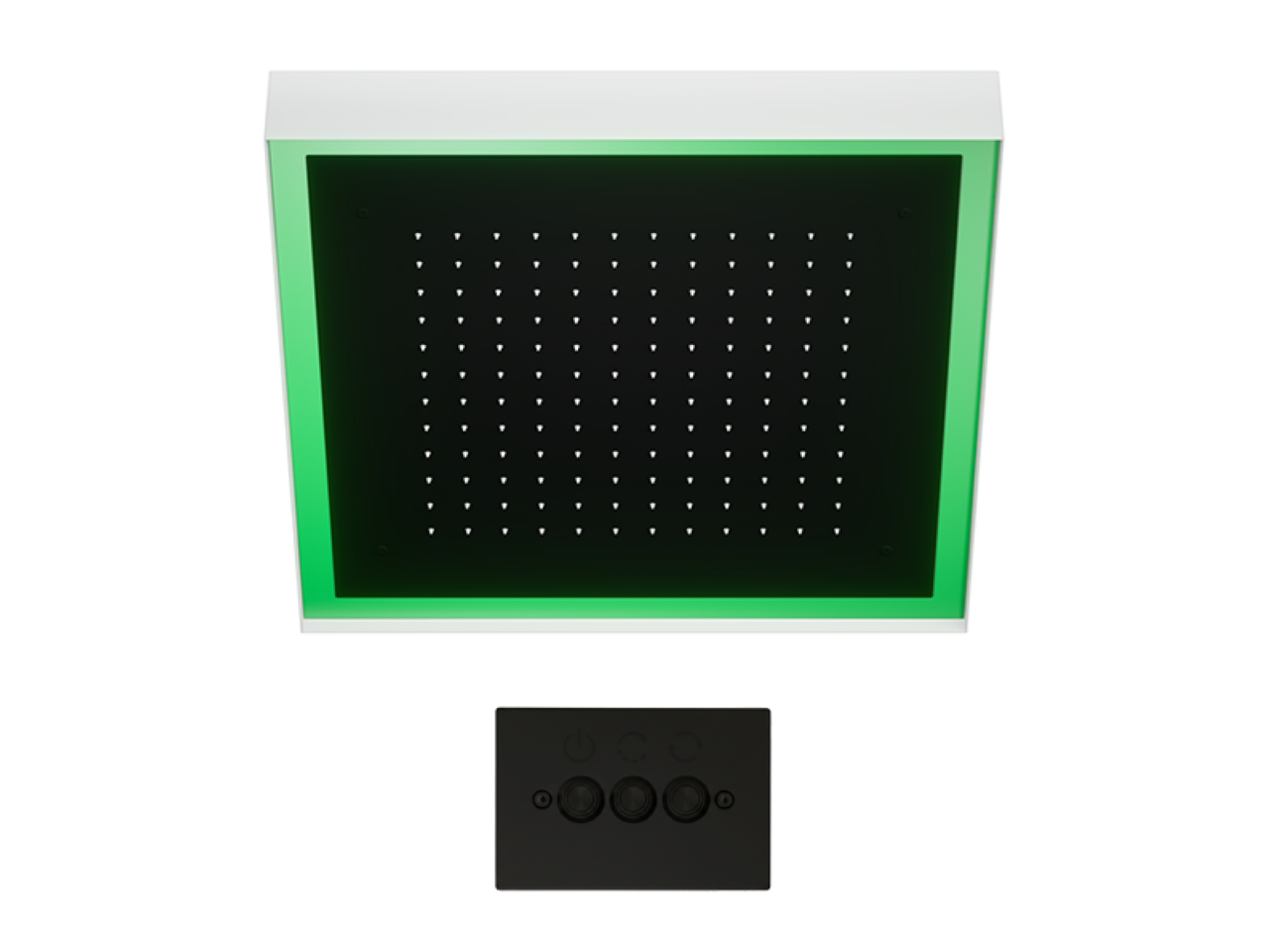 Rociador de techo con cromoterapia 570x570 mm ZEN SHOWER_ZS0C0135 -1
