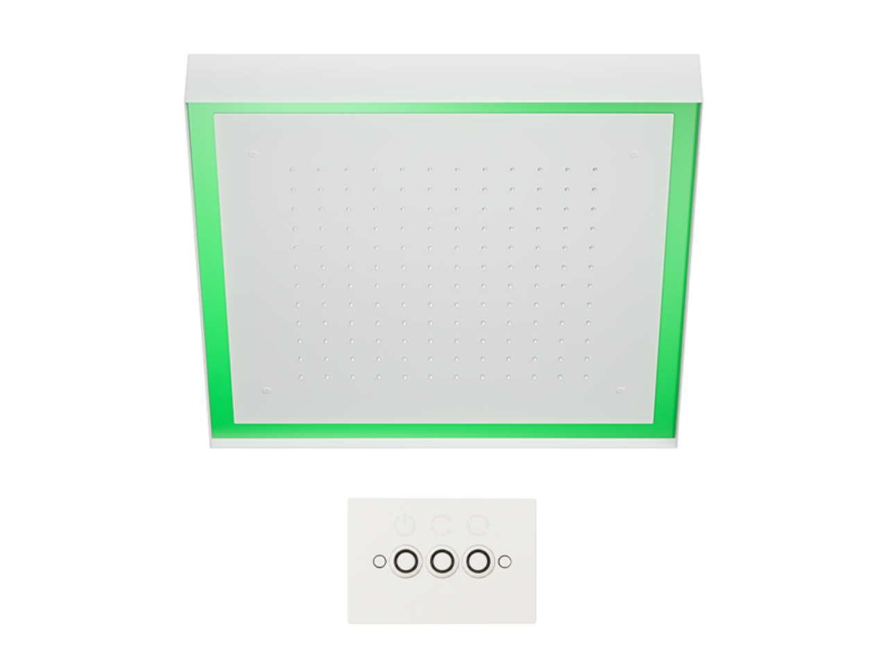 Rociador de techo con cromoterapia 570x570 mm ZEN SHOWER_ZS0C0135 -1
