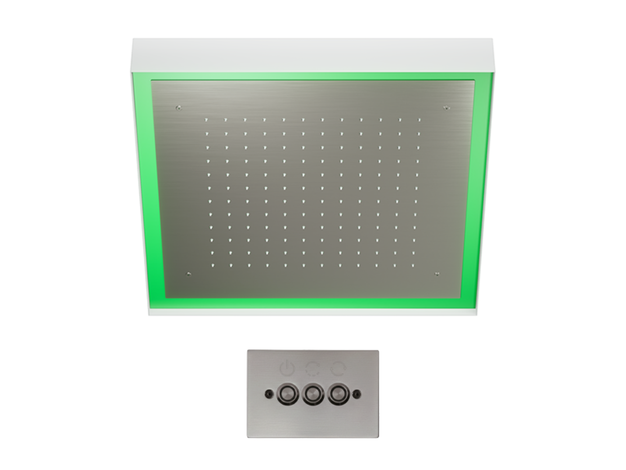 Rociador de techo con cromoterapia 570x570 mm ZEN SHOWER_ZS0C0135 -1