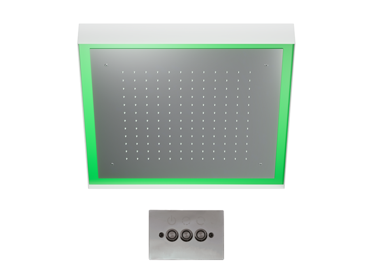 Rociador de techo con cromoterapia 570x570 mm ZEN SHOWER_ZS0C0135 -1