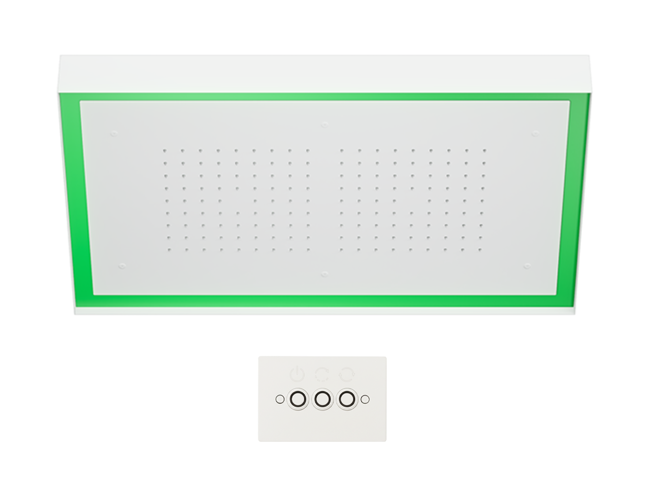 Rociador de techo con cromoterapia 770x470 mm ZEN SHOWER_ZS0C0155 -1