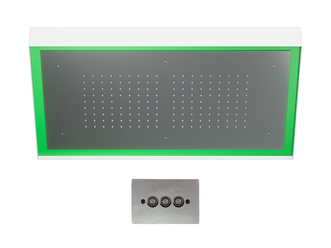 Rociador de techo con cromoterapia 770x470 mm ZEN SHOWER_ZS0C0155 -1