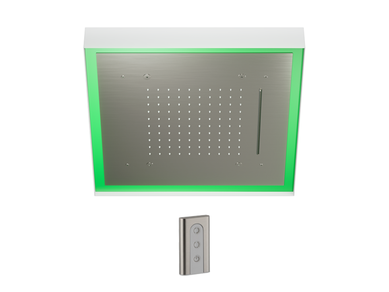 Rociador de techo con cromoterapia 570x570 mm WELLNESS_ZS0C0160 -1
