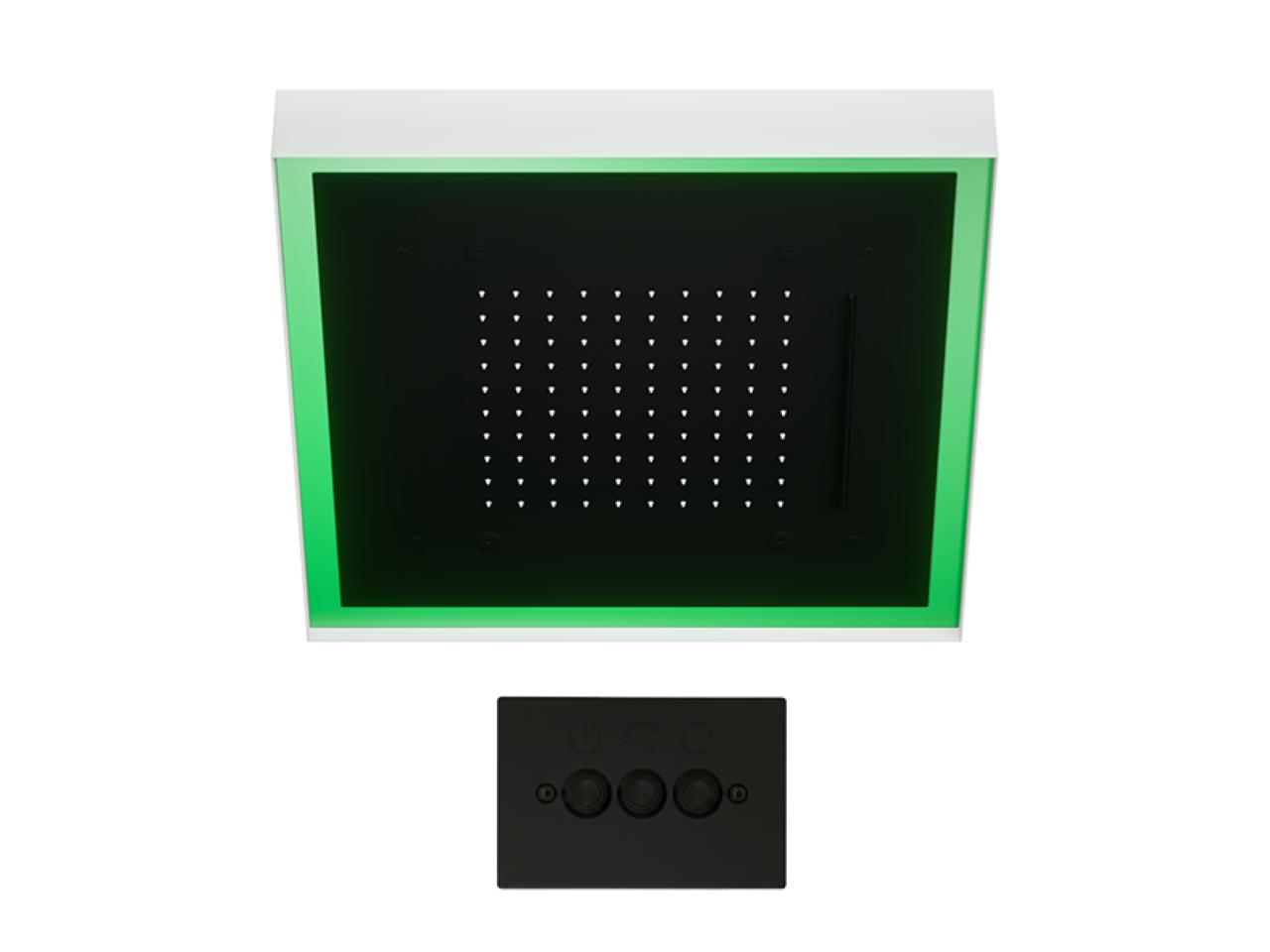 Rociador de techo con cromoterapia 570x570 mm ZEN SHOWER_ZS0C0165 -1