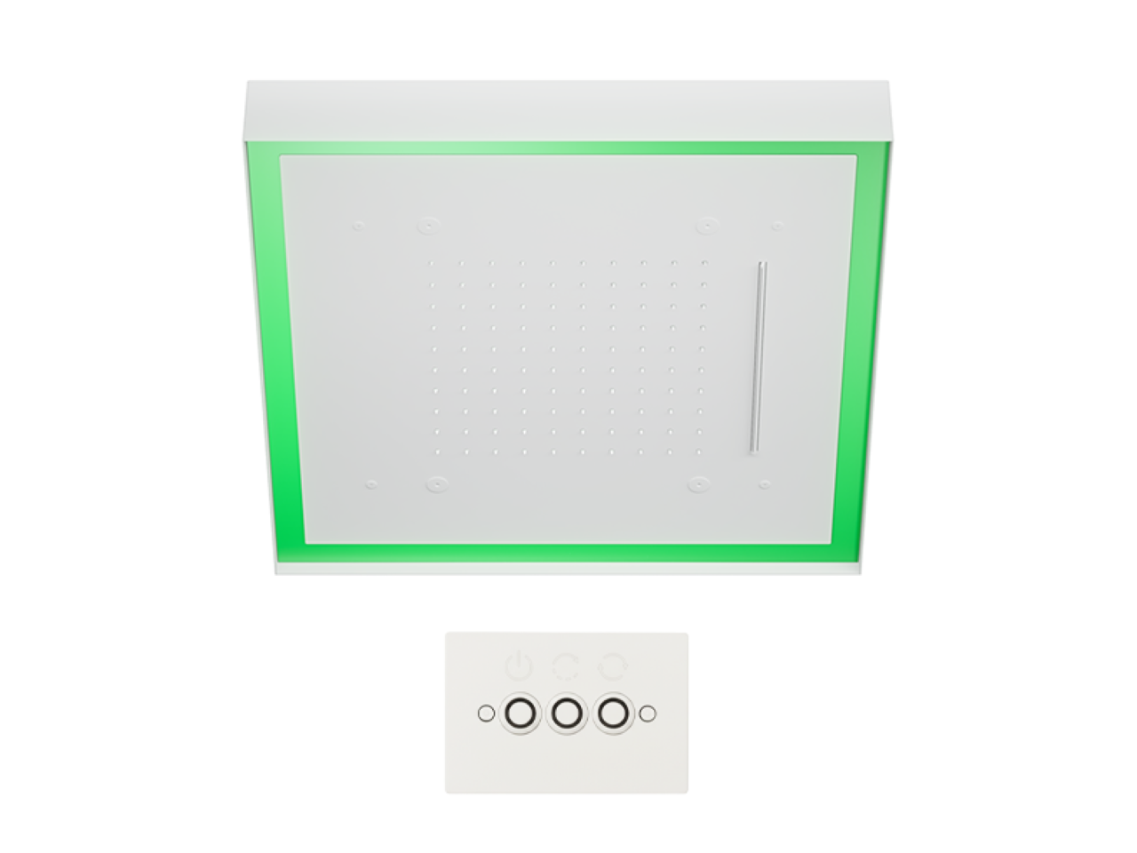Rociador de techo con cromoterapia 570x570 mm WELLNESS_ZS0C0165 -1