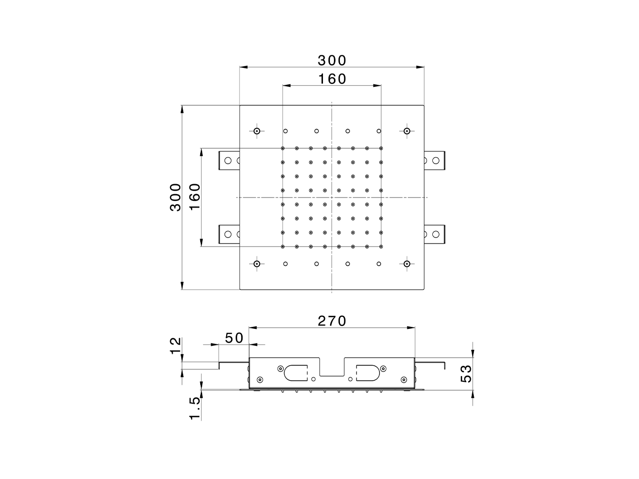 Rociadores de techo 300x300 mm ZEN SHOWER_ZS0C0365 - v1