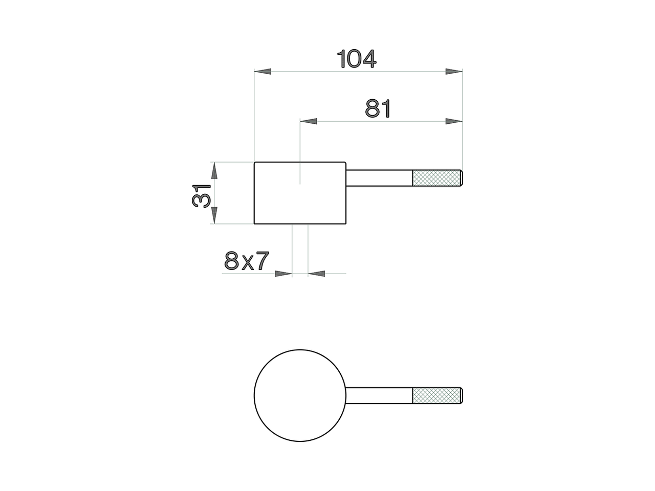 Palanca monomando 'LS' REPUESTOS_ZZ932910 - v1