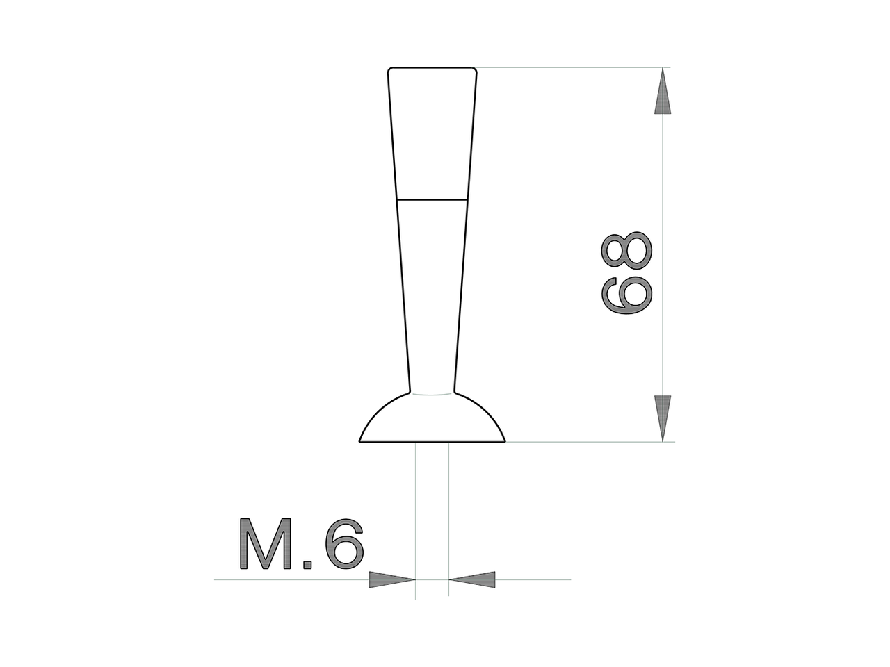 Palanca monomando 'LS' joystick REPUESTOS_ZZ932940 - v1