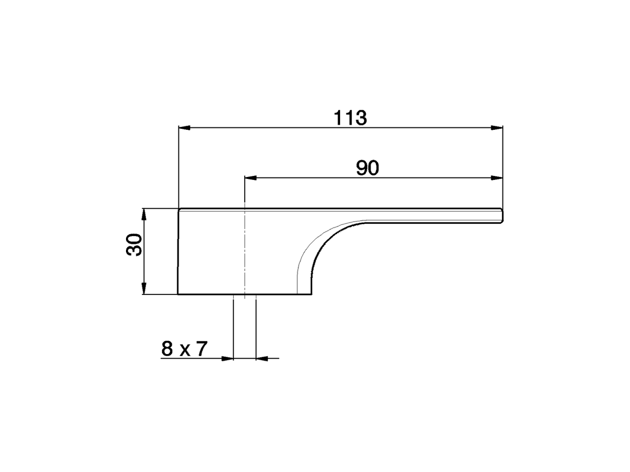 Palanca monomando 'CU' REPUESTOS_ZZ947840 - v1